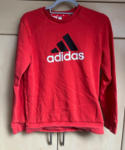 Adidas sweatshirt rot rundhals - sweatshirt,