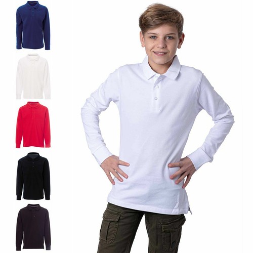 Jungen poloshirt langarm - jungen,