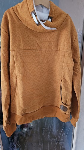 Sweatshirt braun mit - , kleinen