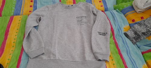 Graues sweatshirt der - in, gr