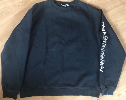 Sweatshirt schwarz mit print - sweatshirt,,